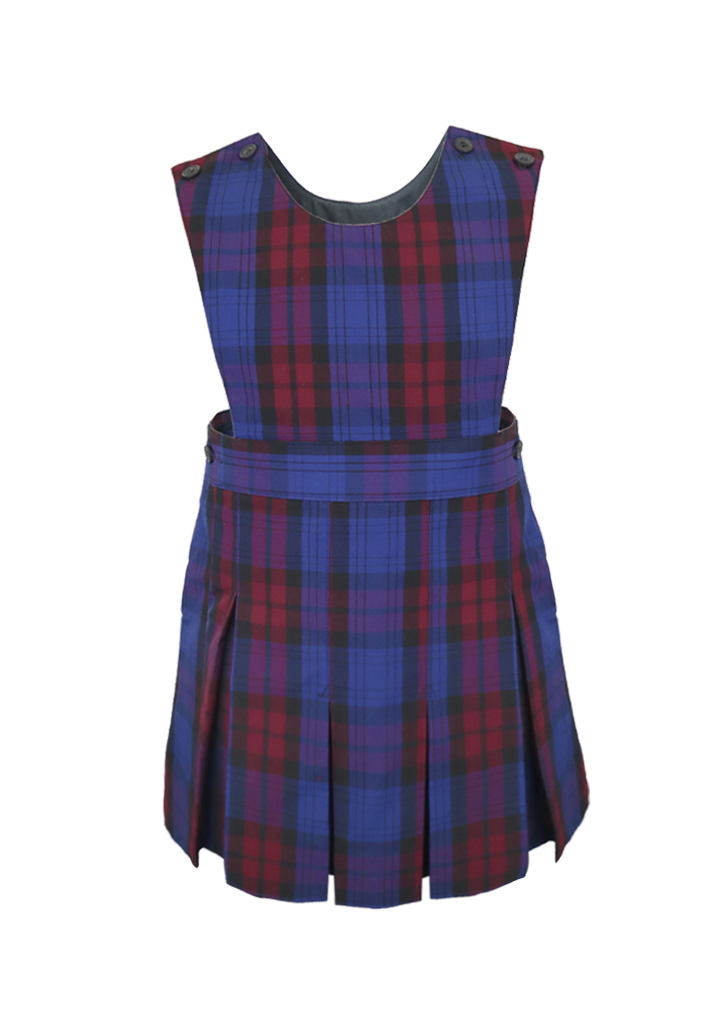 Marian Catholic School Pinafore Blu/Red Tartan