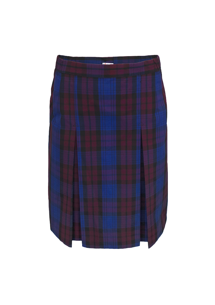 Marian Catholic School Skirt Blue/Red Tartan Kids